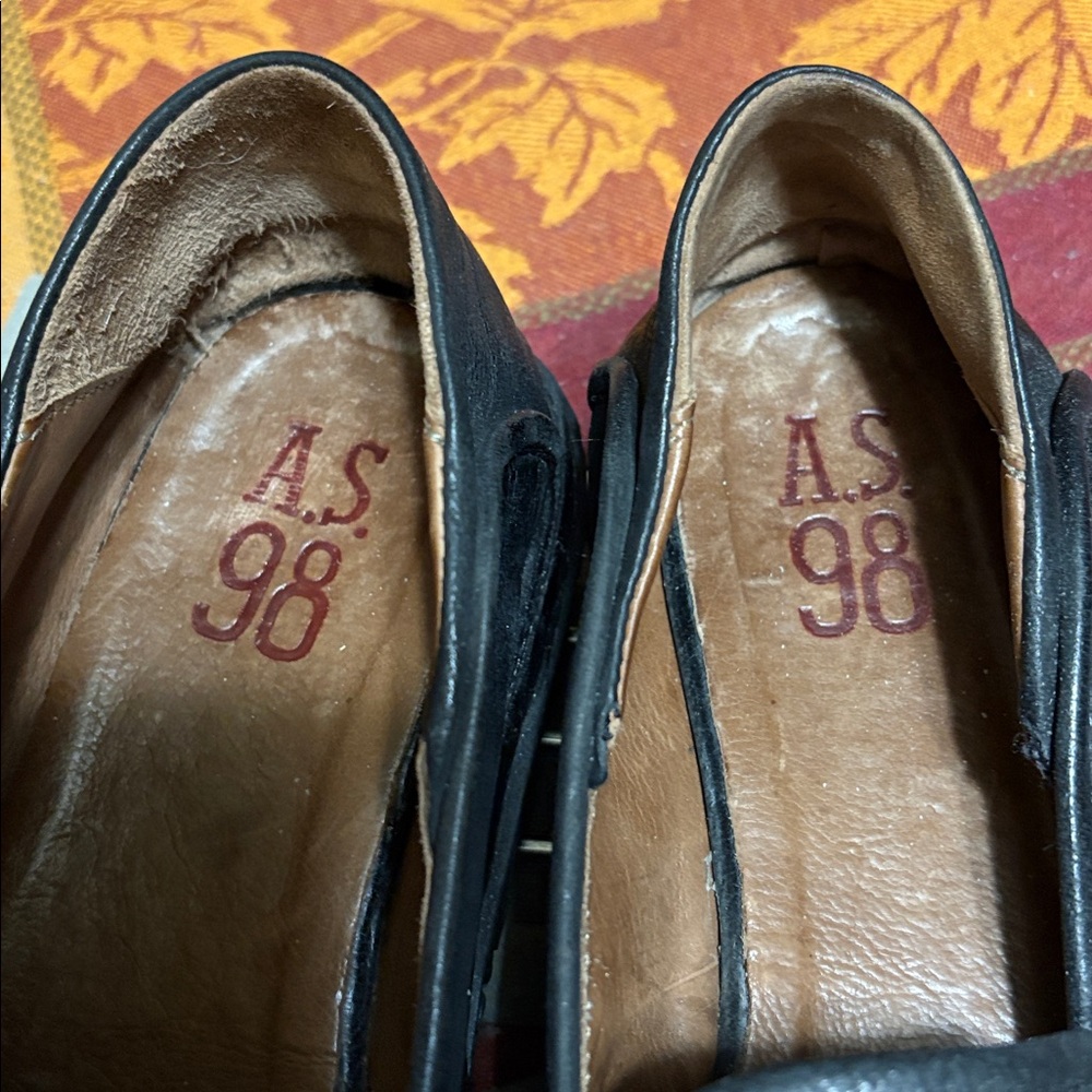 A.S.98 Thaine Black Leather Loafers 41 - True to size. - Picture 6 of 9